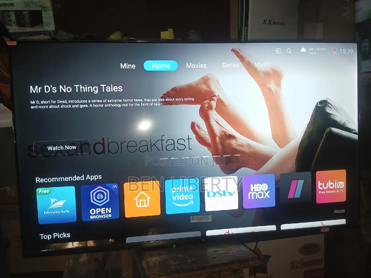 Lg 65 Inches Smart With DSTV App