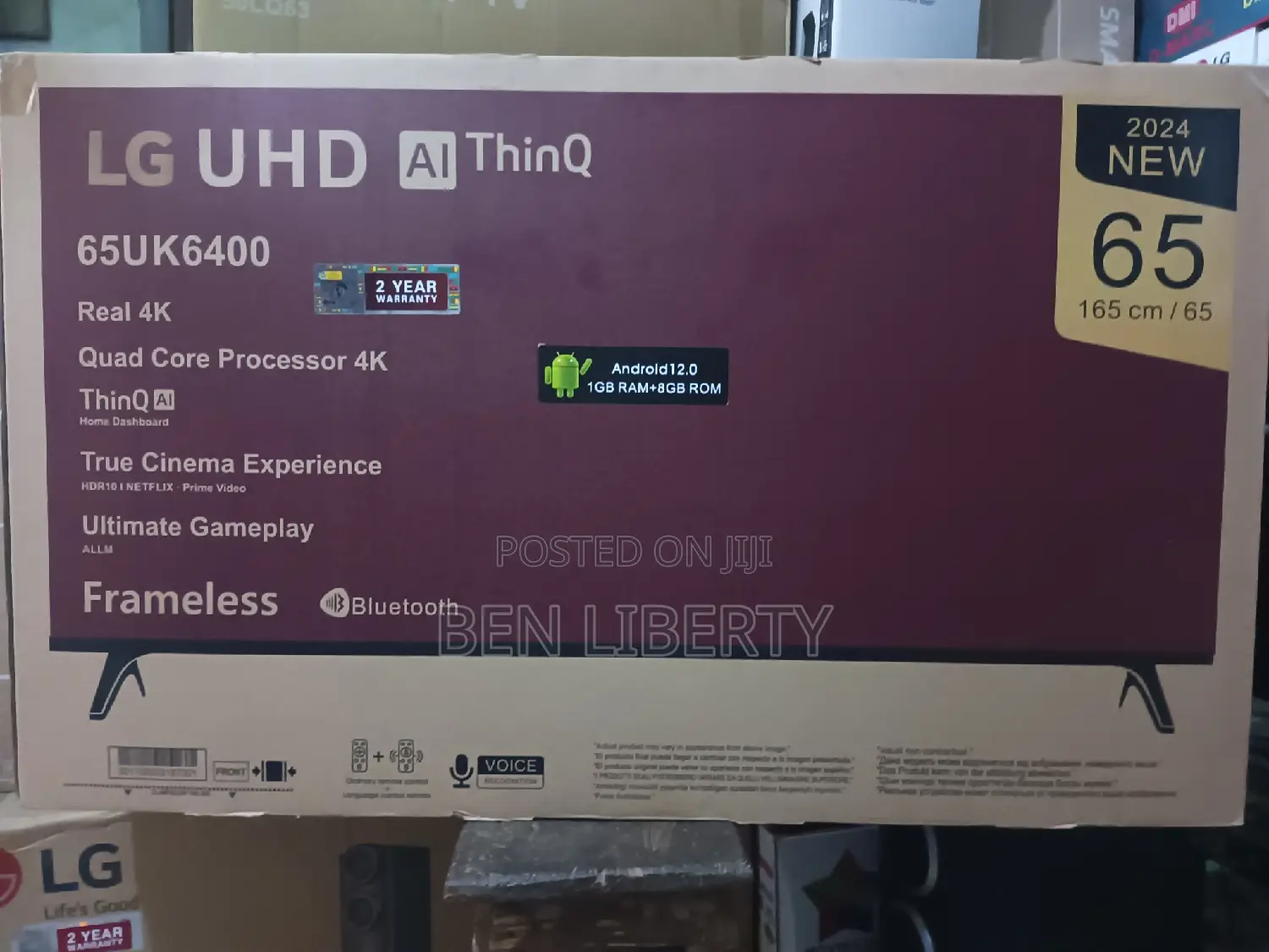 Lg 65 Inches Smart With DSTV App