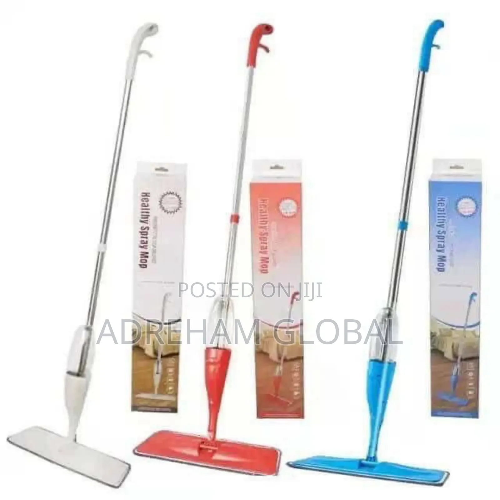 Spray Mop, Available in Red, Blue and White Colour