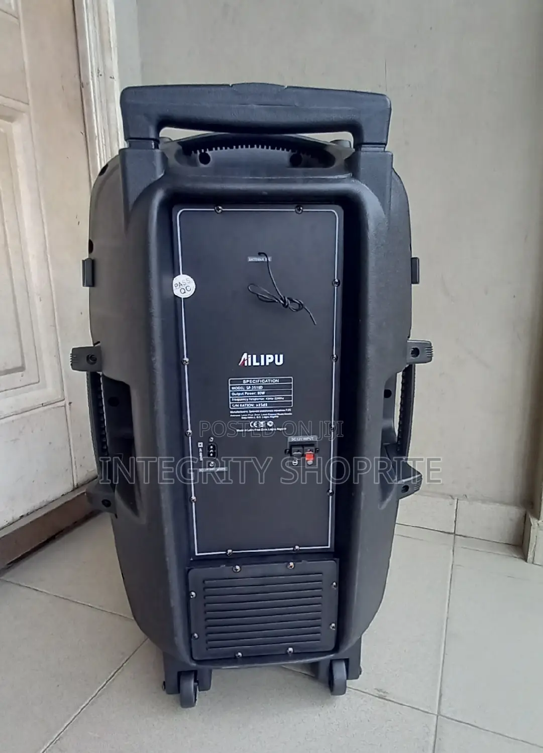 AILIPU Quality 15 Inch Rechargeable Bluetooth PA System