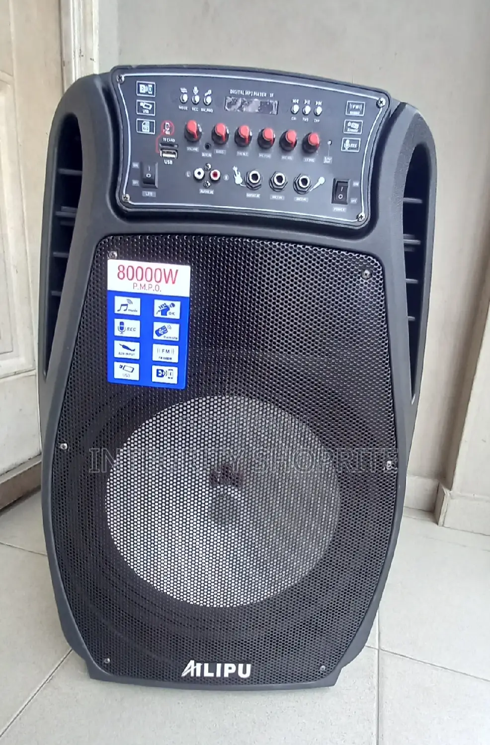 AILIPU Quality 15 Inch Rechargeable Bluetooth PA System