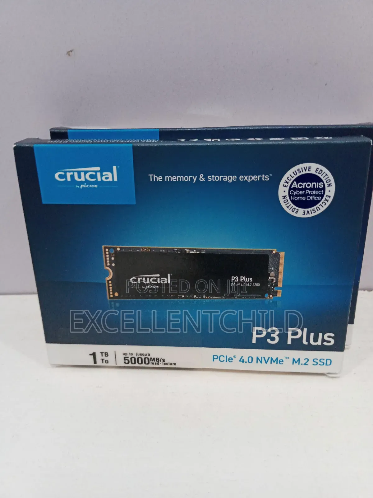 Crucial 1tb P3 Plus Upto 5000mb/S Pcle 4.0 Nvme M.2 Ssd