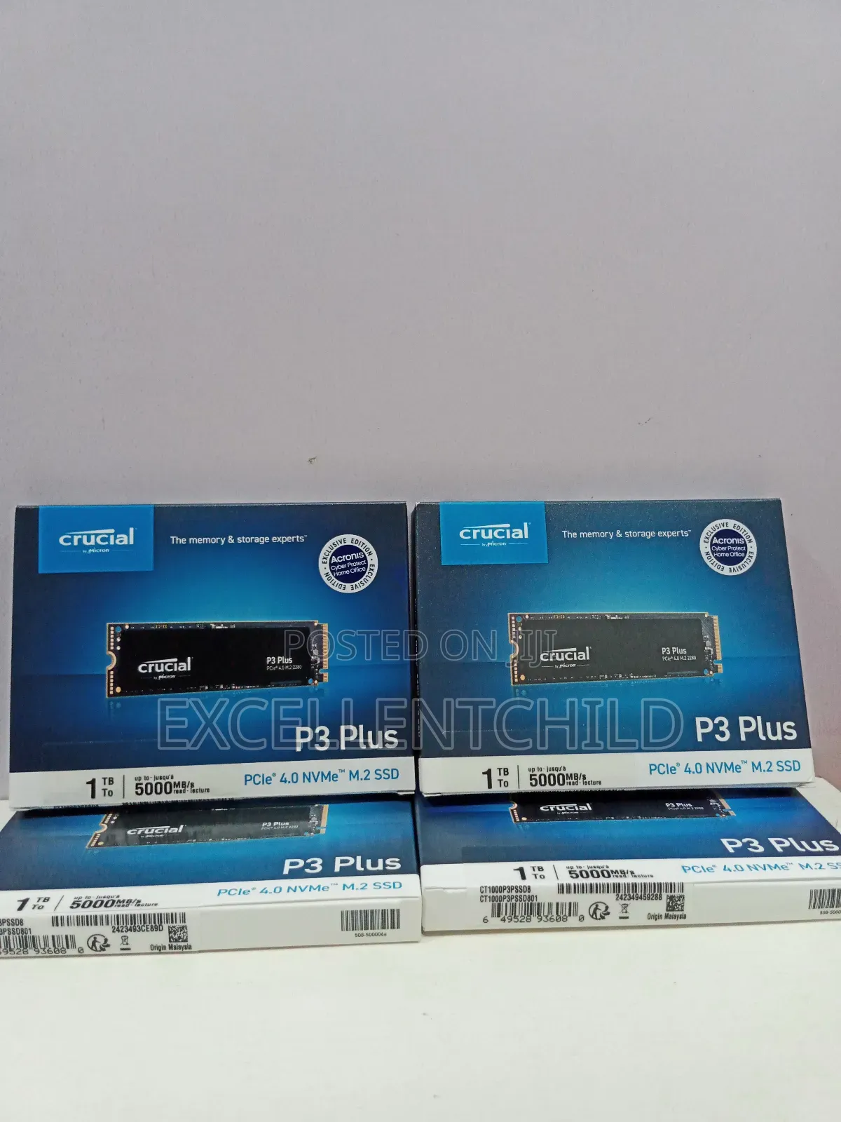 Crucial 1tb P3 Plus Upto 5000mb/S Pcle 4.0 Nvme M.2 Ssd
