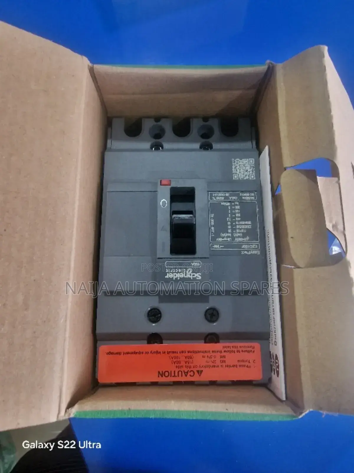 Schneider EZC100F3100 Circuit Breaker Easypact 100A,3 Poles