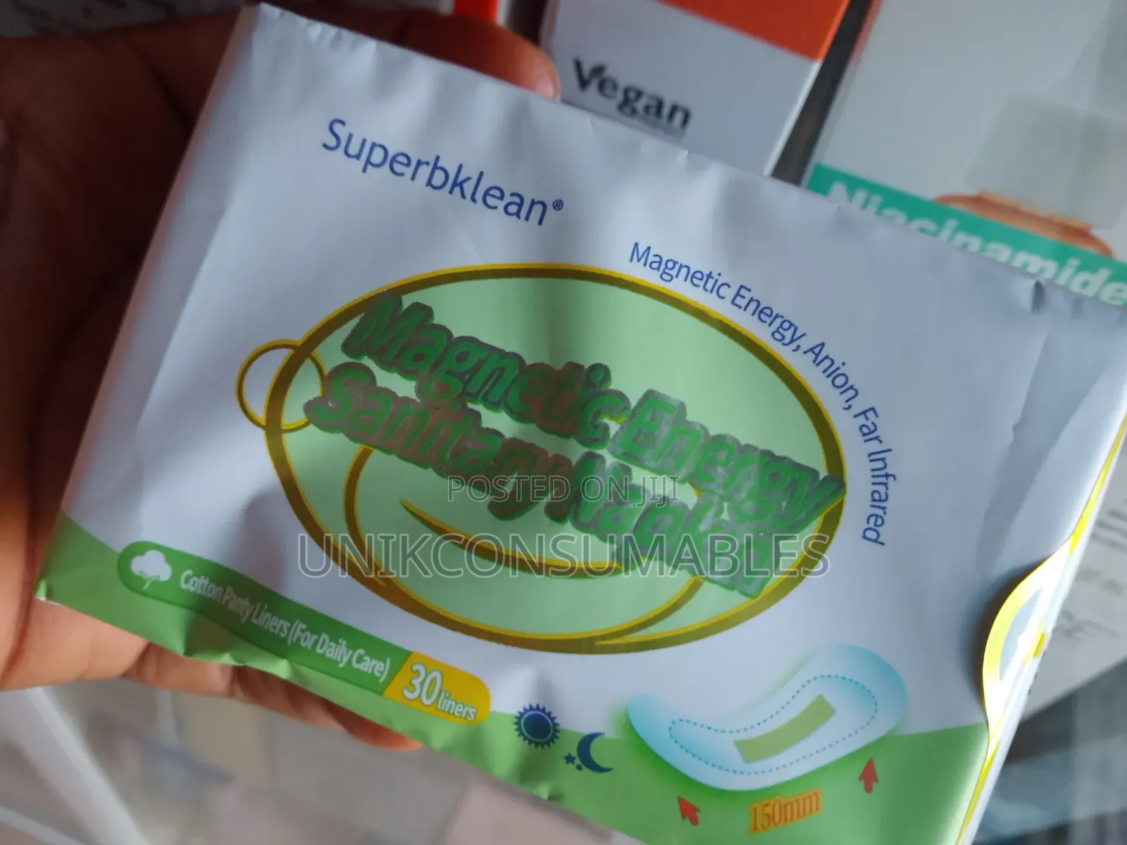 Magnetic Energy Sanitary Napkin Cotton Panty Liners 30 Pcs