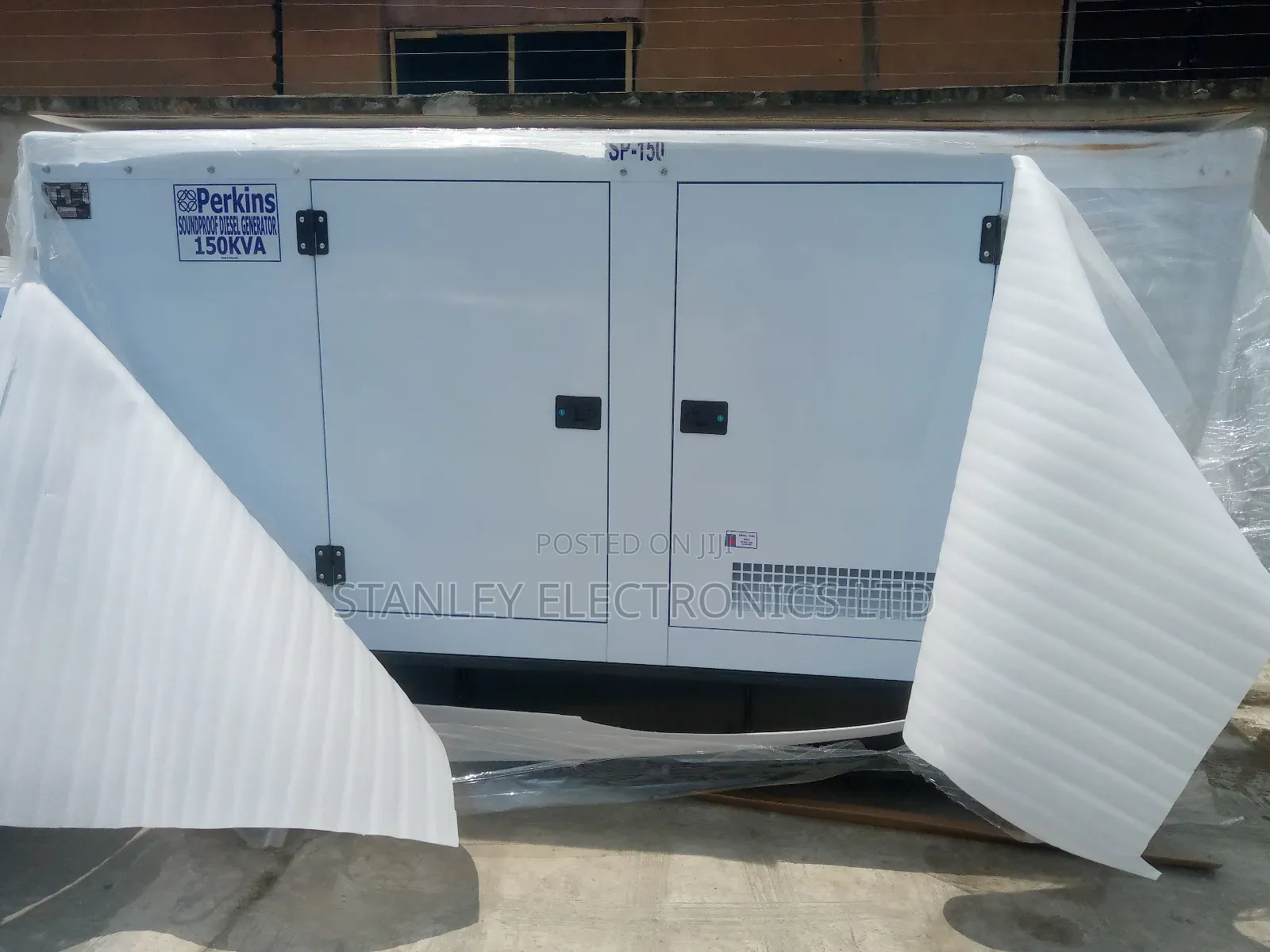Brand New 150kva Perkins Soundproof Generator Diesel Pure Cp