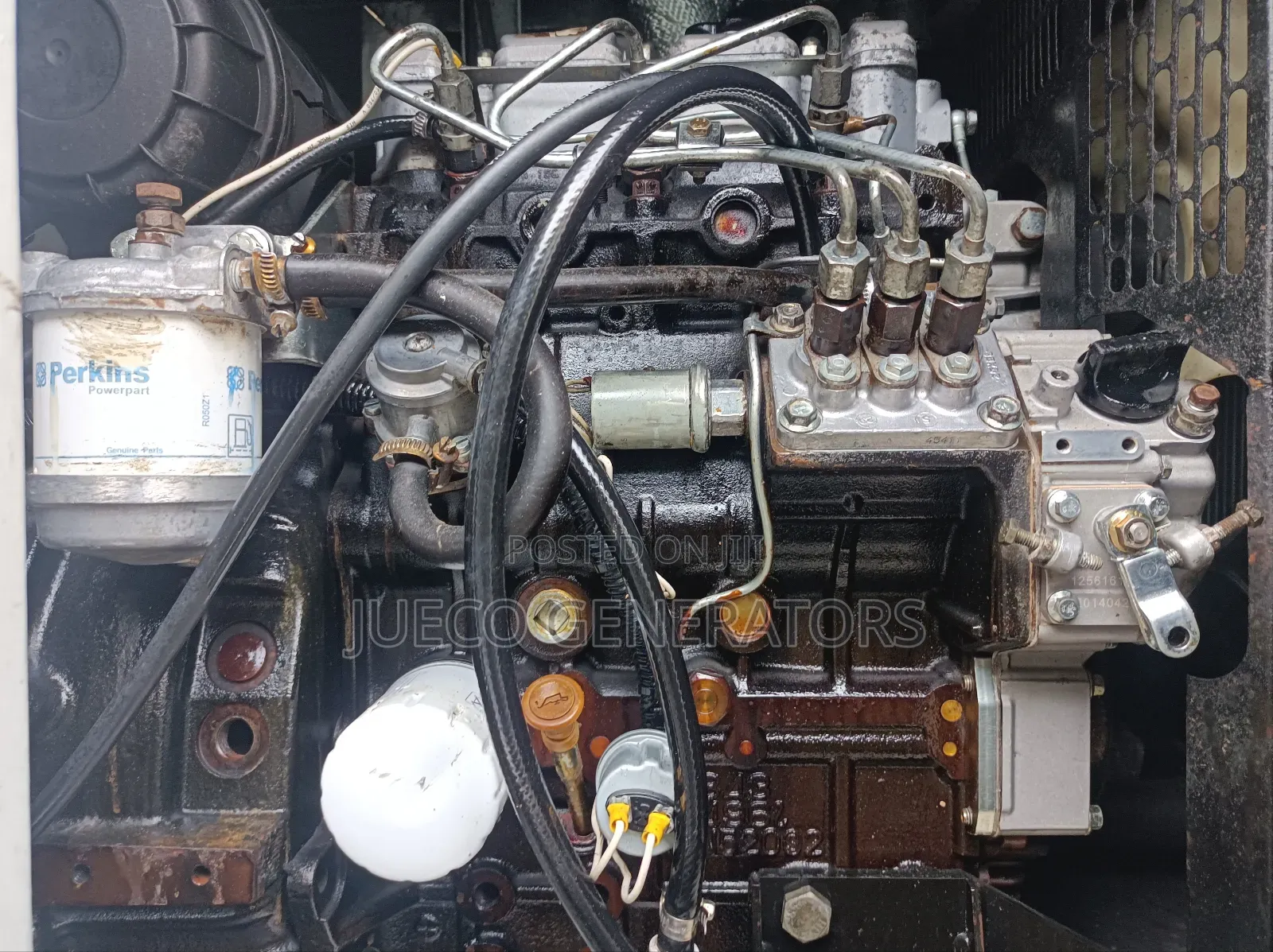 Very Clean 15kva Perkins Mikano Soundproof Generator 4 Sale