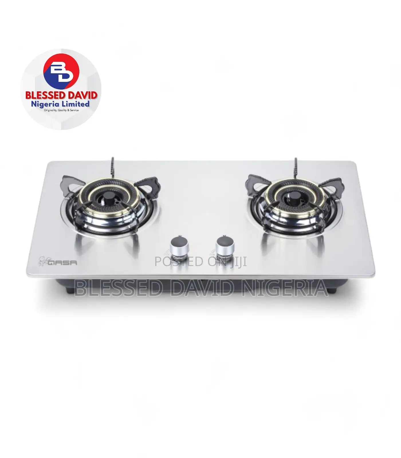 QASA Dual Burner Table Gas Cooker - QGC-2B Premium