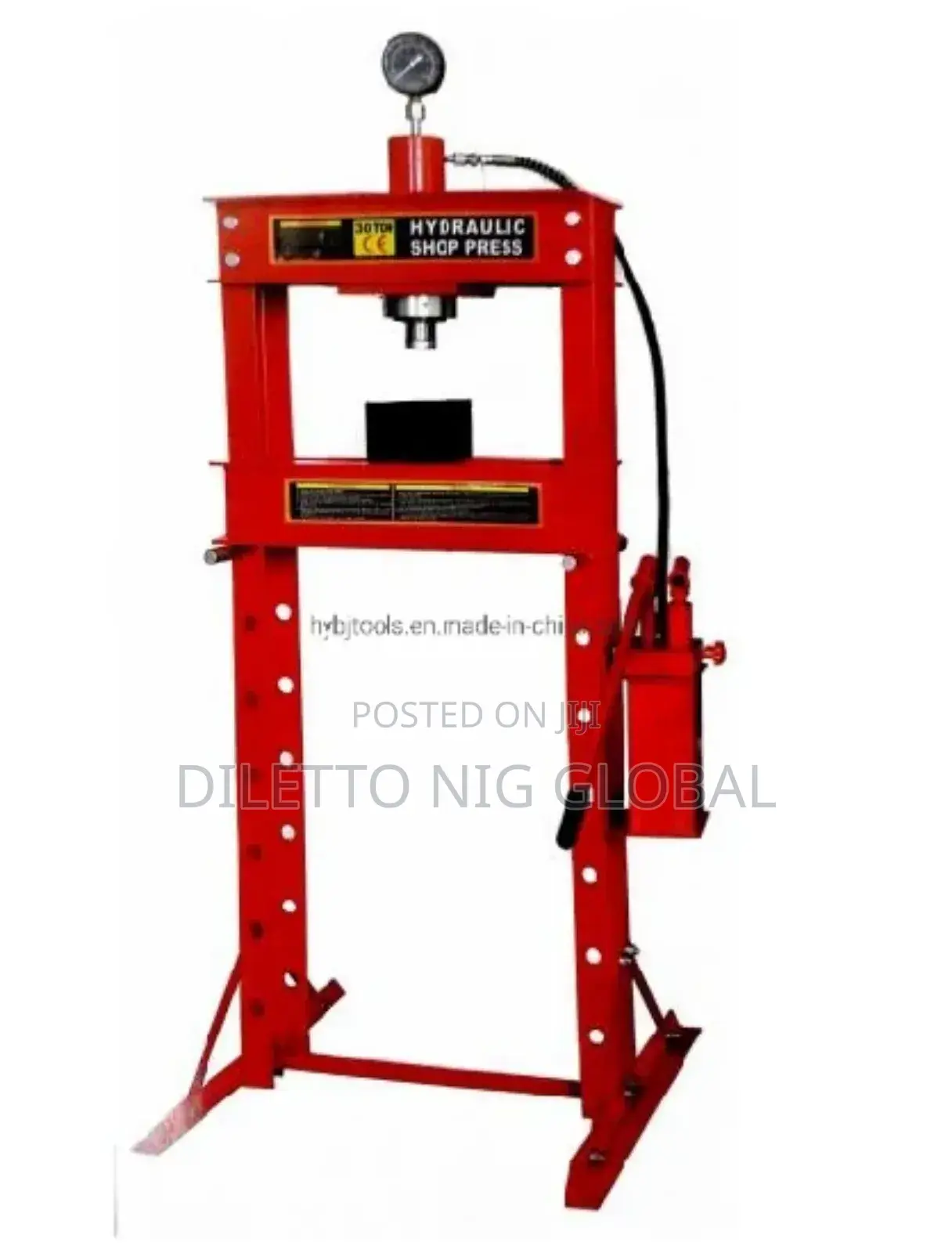 30ton Hydraulic Shop Press With Gauge