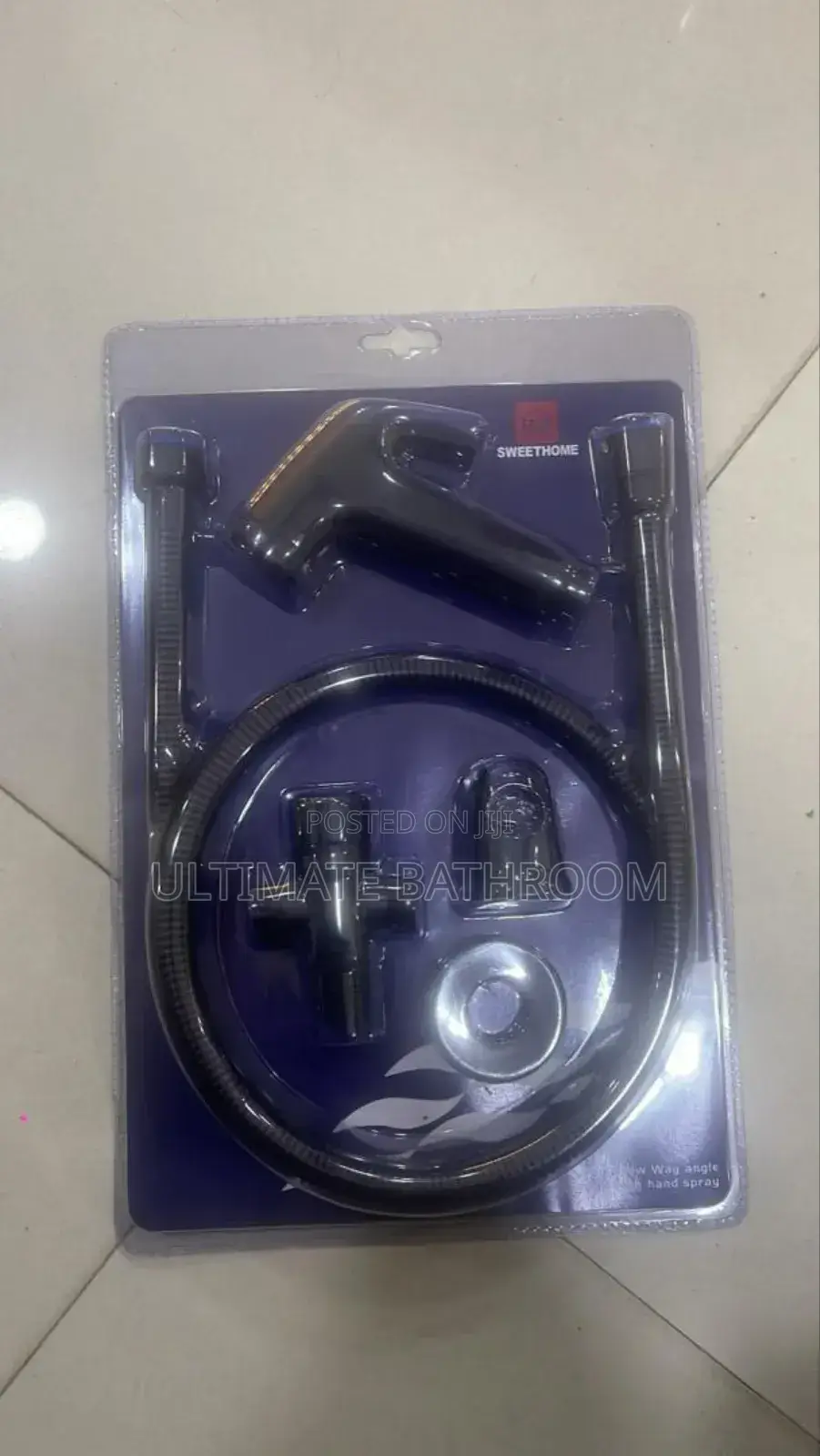 Sweethome Black Pressing Shower