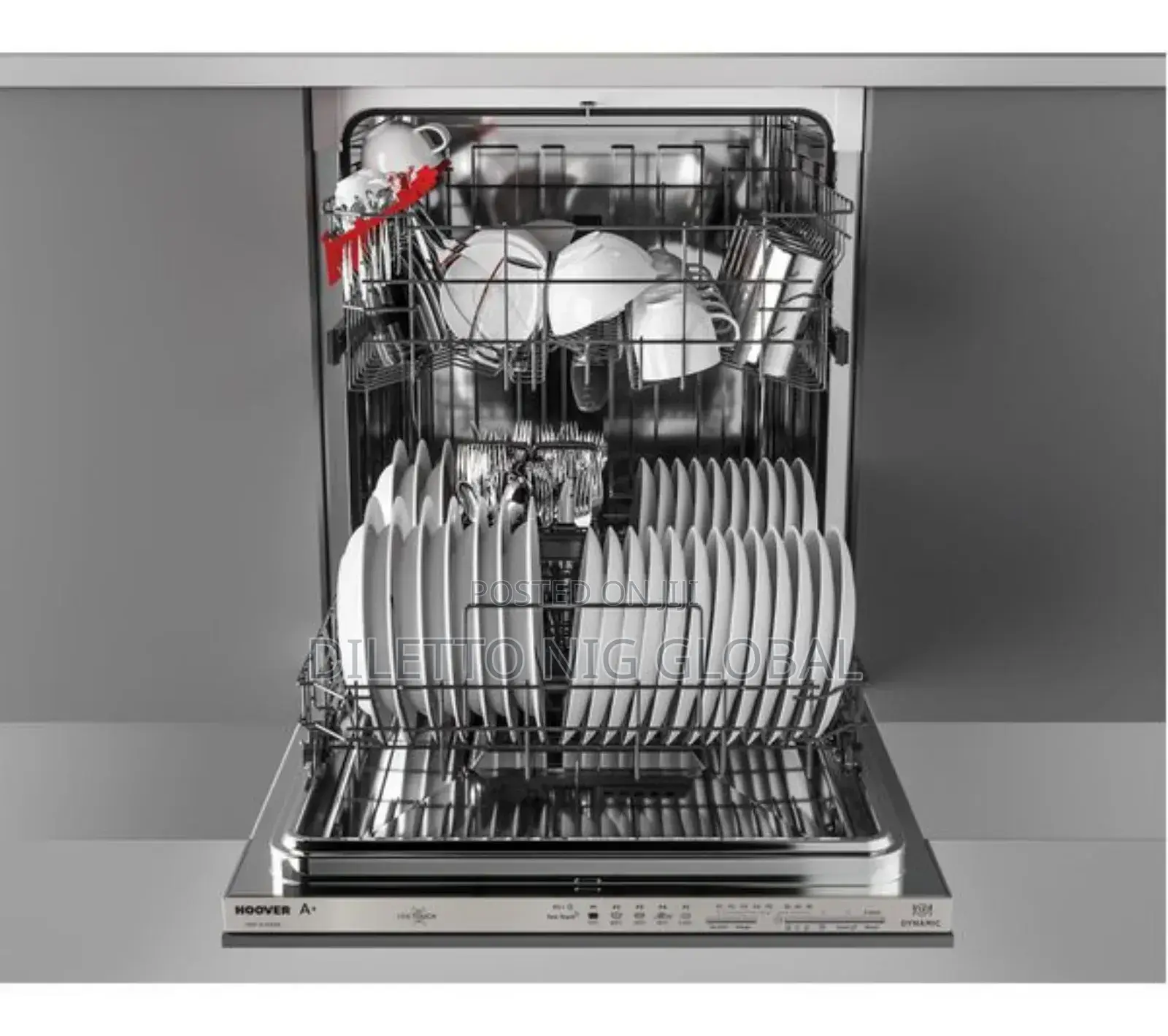 HOOVER H-Dish 300 Full-Size Fully Integrated NFC Dishwasher