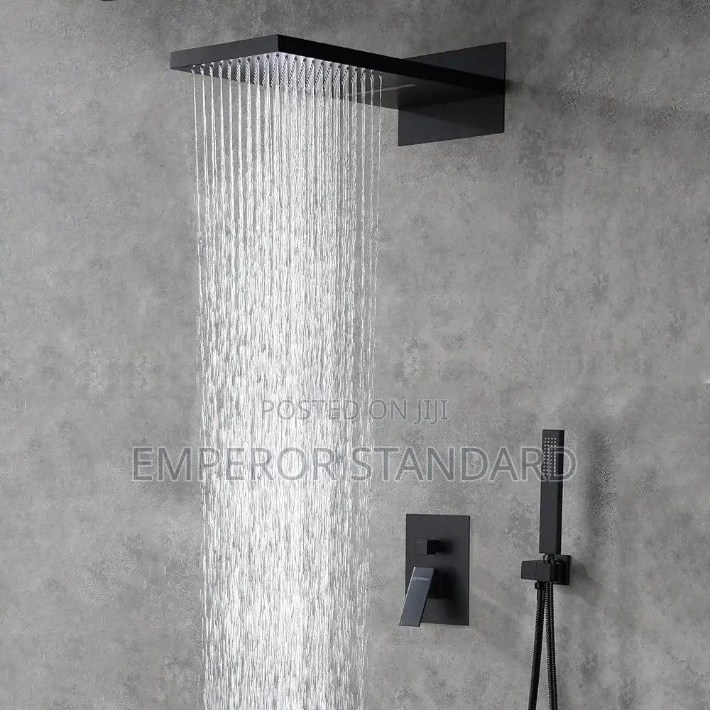 Luxury 5 Way's Condict Shower Black