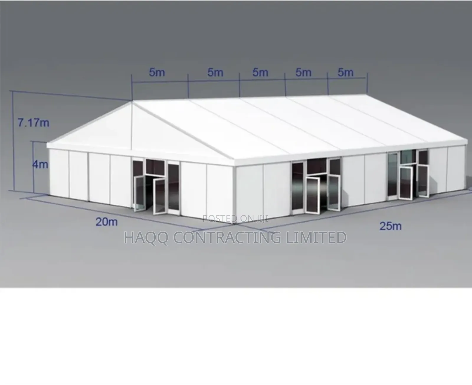 500 People Large Marquee Tent Design and Construction