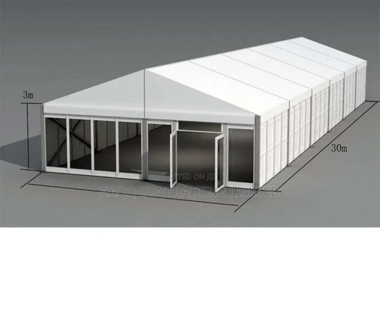 500 People Large Marquee Tent Design and Construction