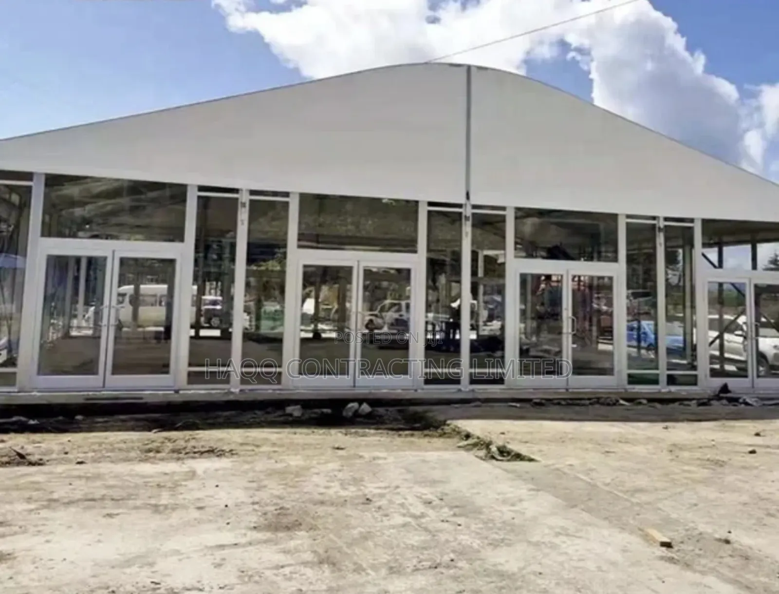 Luxury Arcum Marquee Tent With Glass Wall Construction