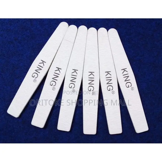 6 PCS Double Side Nail File King
