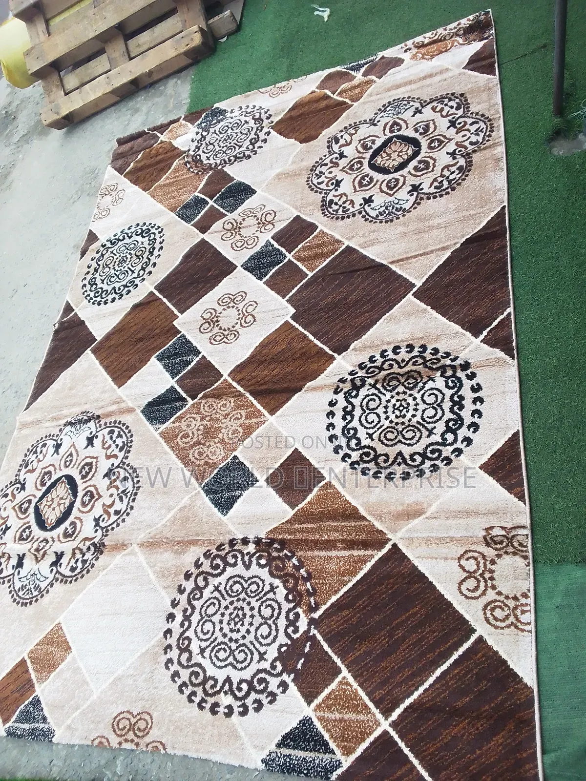 7by10 Feet Modern Turkish Apple Rug