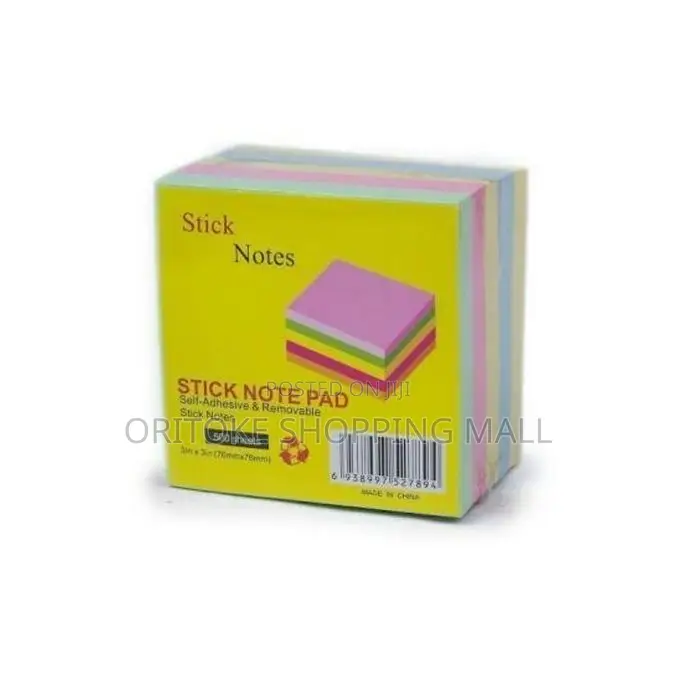 Sticky Notes 3X3 Inch Pads (400 Sheets)