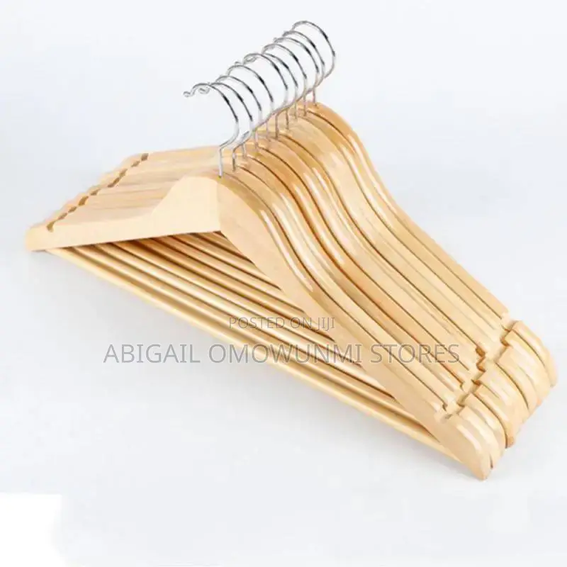 10pcs Wooden Cloth Hanger