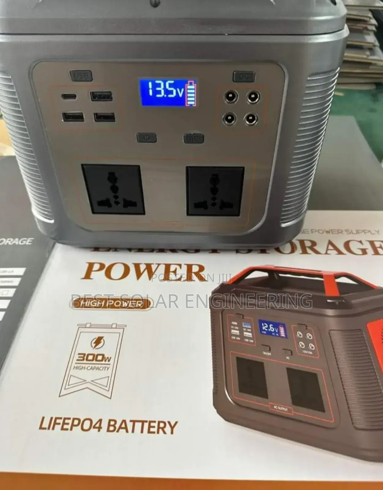 550w Solar Generator With 150w Solar Panel