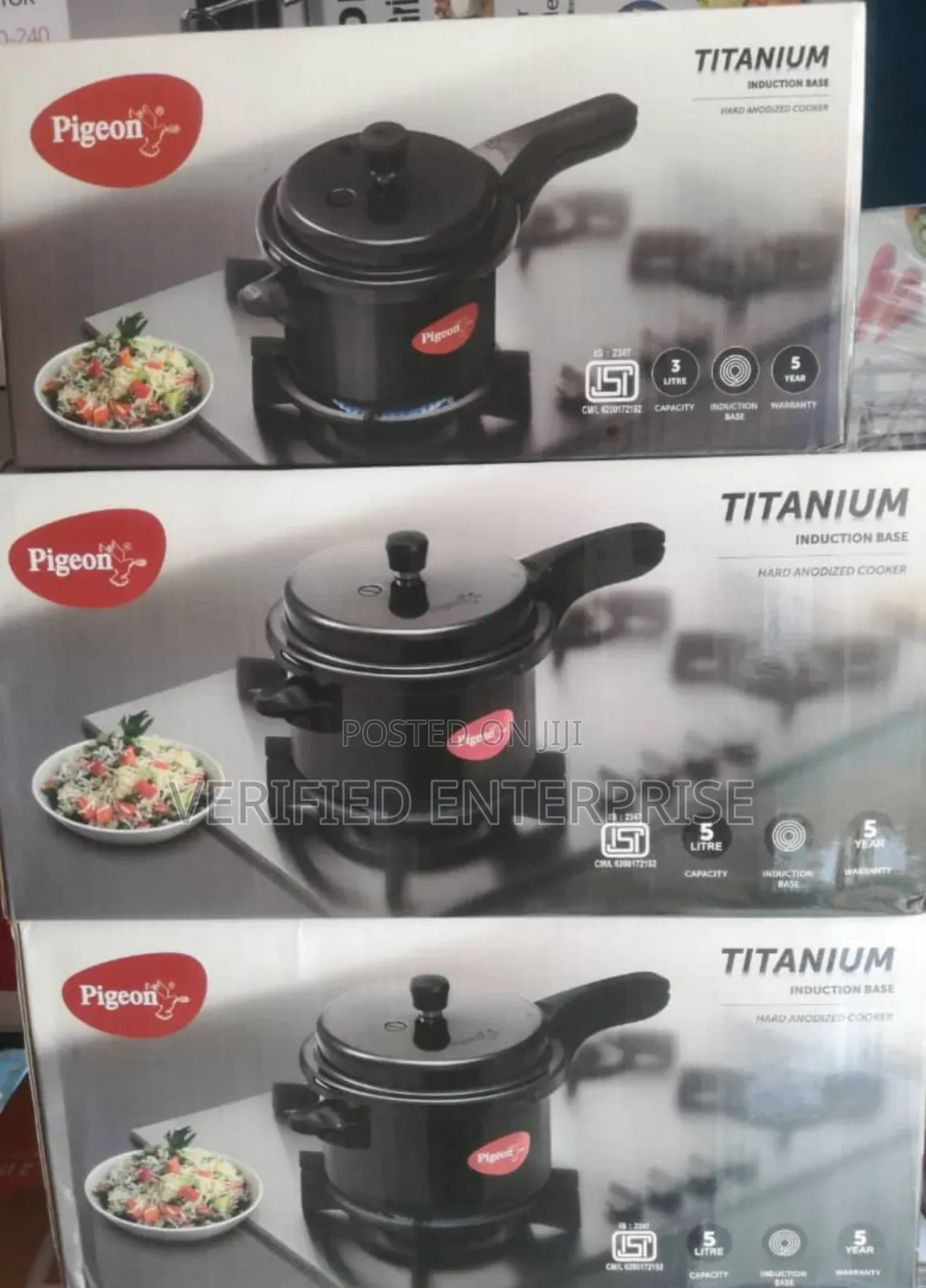 Pigeon Titanium Pressure Pot - 5l