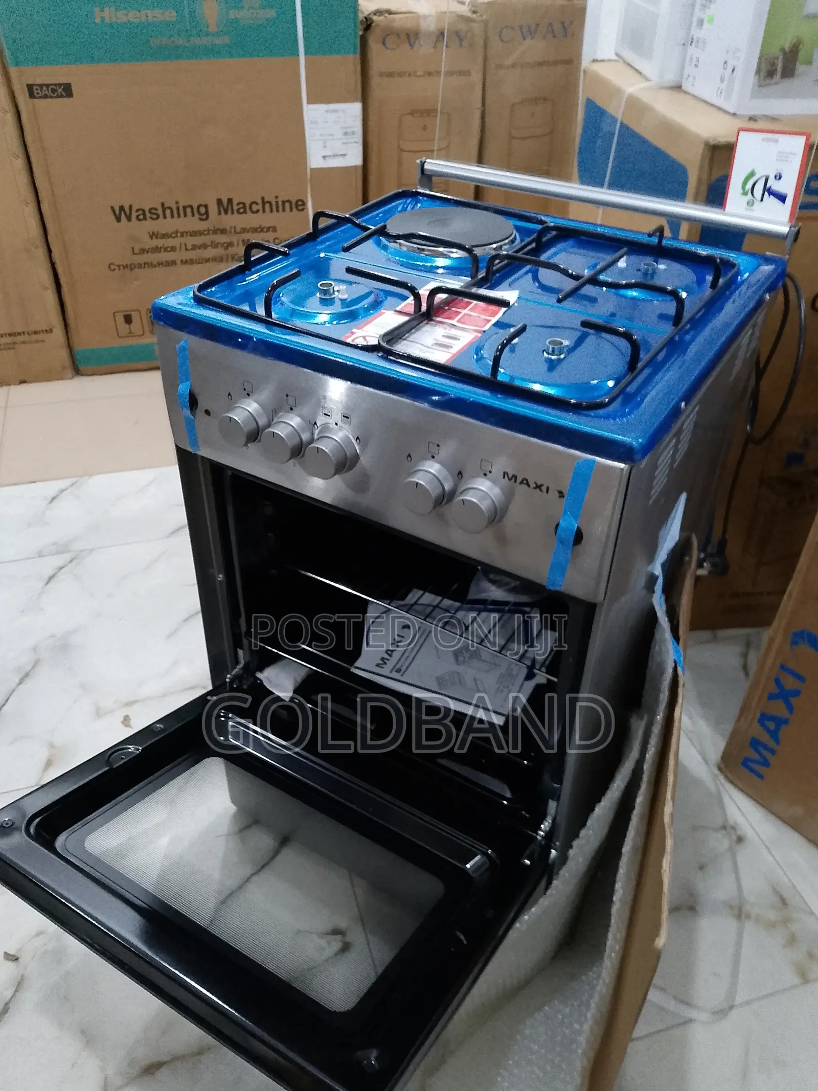Best Durable Maxi 3+1 Electric Gas Cooker "Maxi6060'