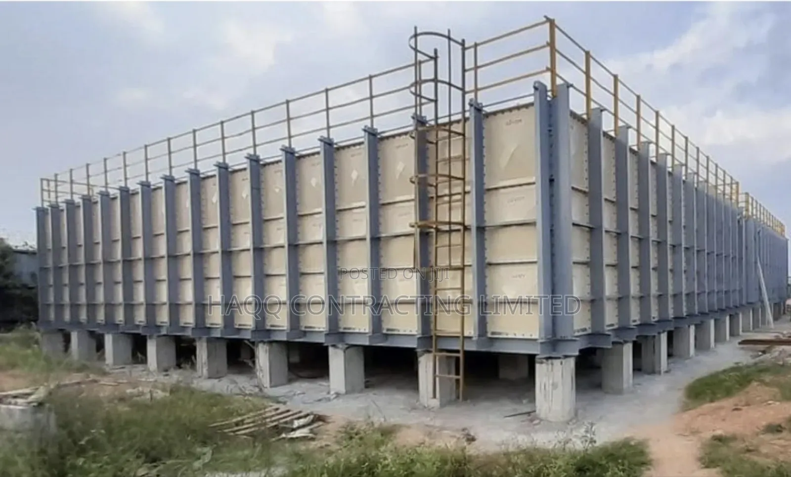 400,000 Litres GRP Fibreglass Water Storage Tank