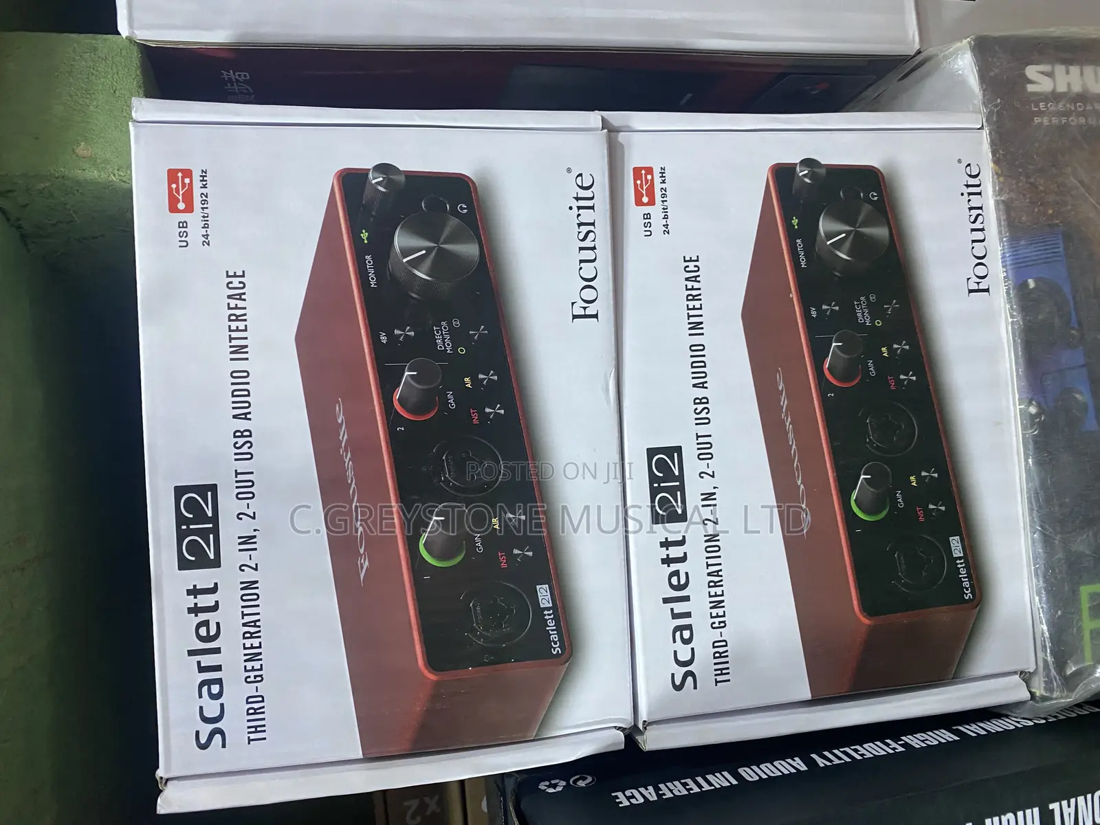 Focusrite 2i2 Sound Card