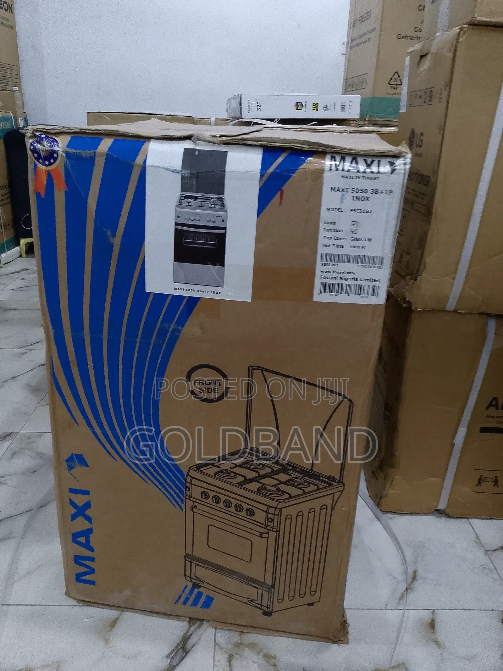 Efficient Maxi 3+1 Gas Electric Cooker "Maxi6060"