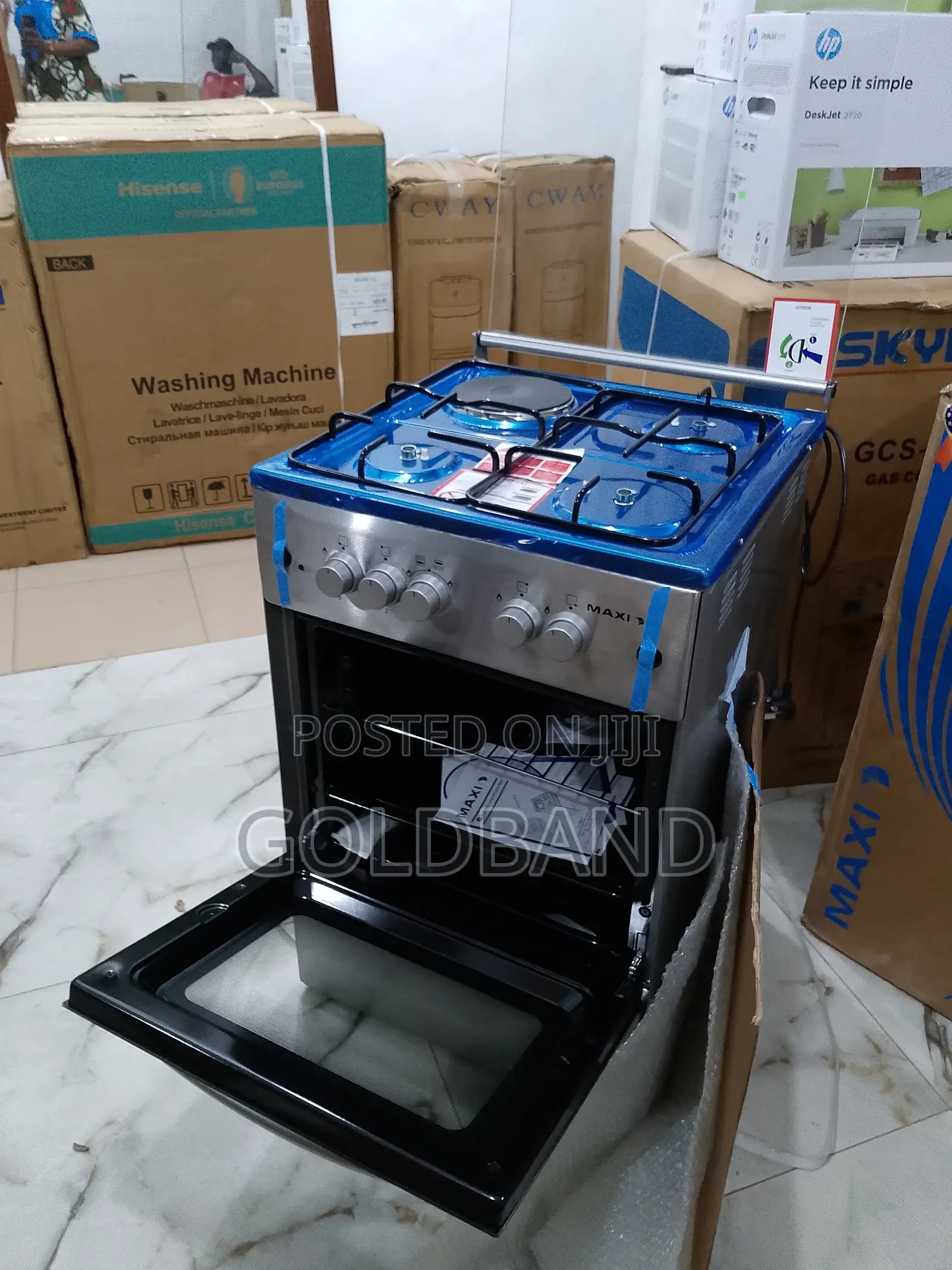 Best Functional Maxi6060 3gas=1electric Cooker Ovenlight