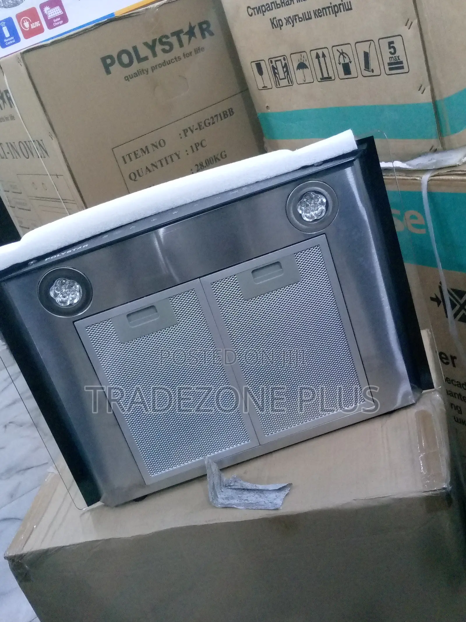 Polystar Handwave Tempered Glass Rangehood Pv-Jy9026b