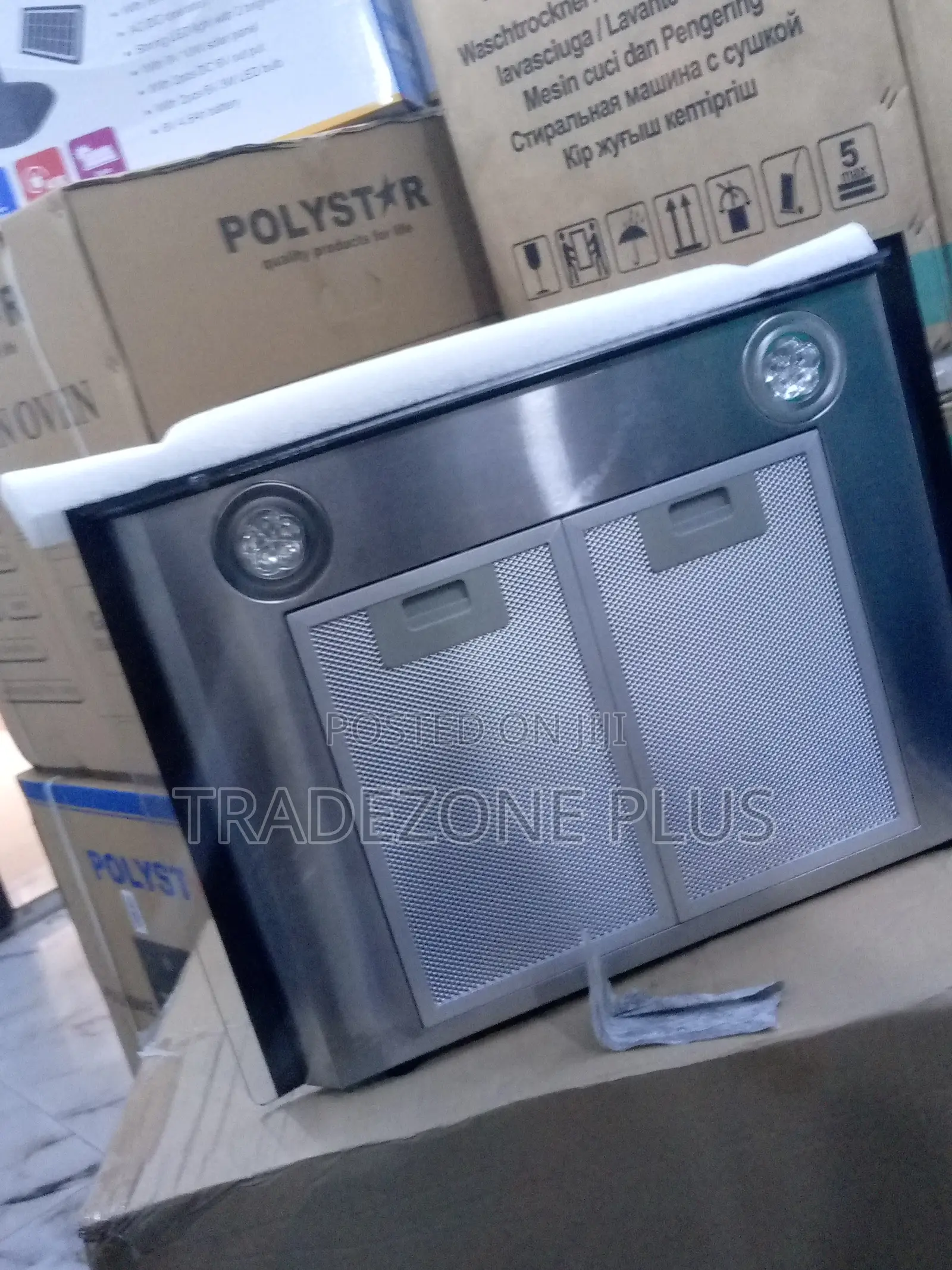 Polystar 90cm Cooker Range Hood Digital Display