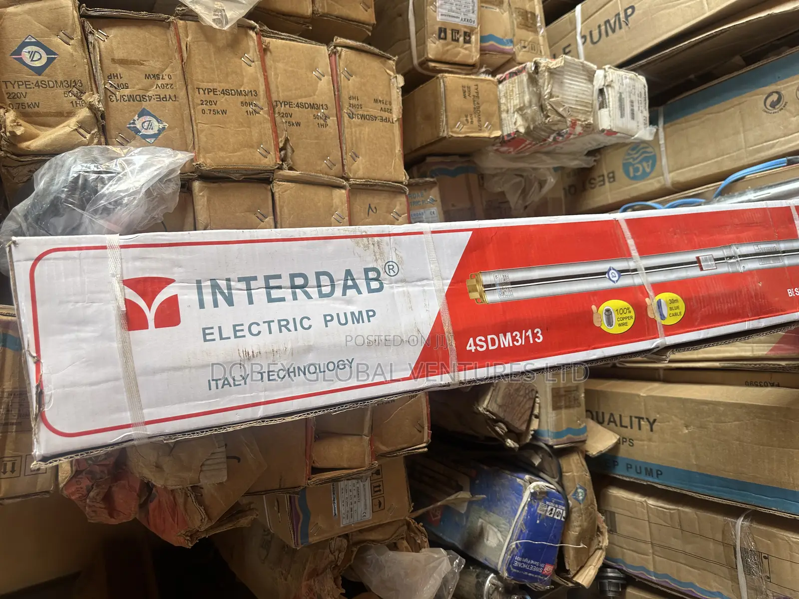 1hp Interdab Submersible Pump