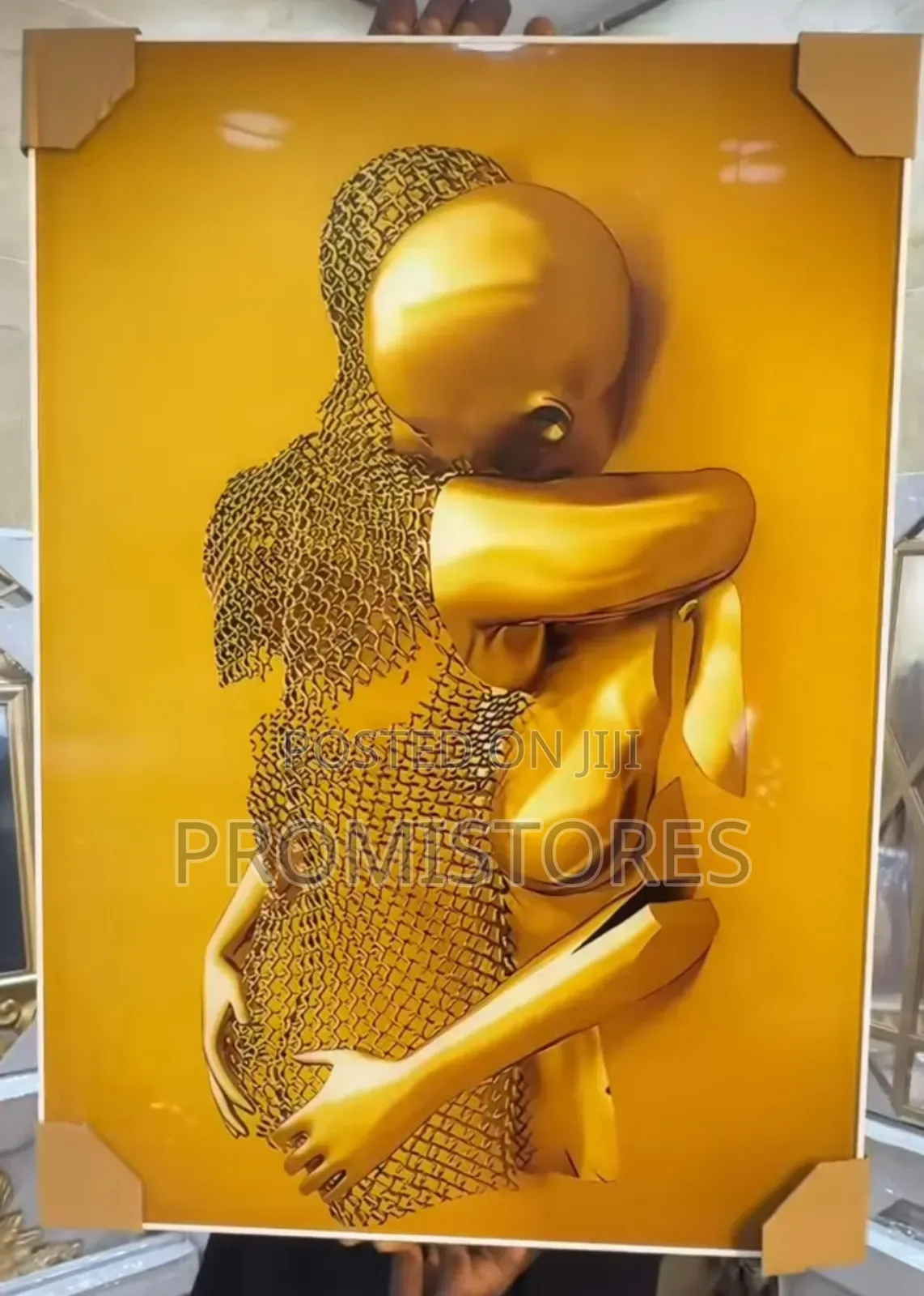 Luxury Crystal Acrylic Decor Wall Frame 55cmx75cm