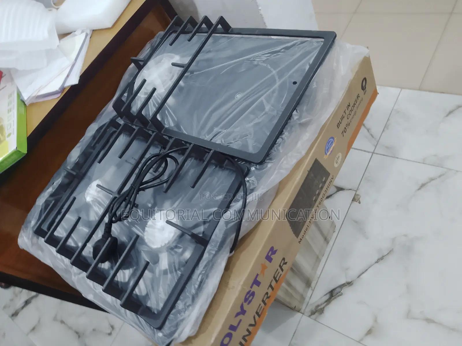 Newly Built Polystar 3 and 1 Table Top Gas Cooker Pv-Gt60g3h