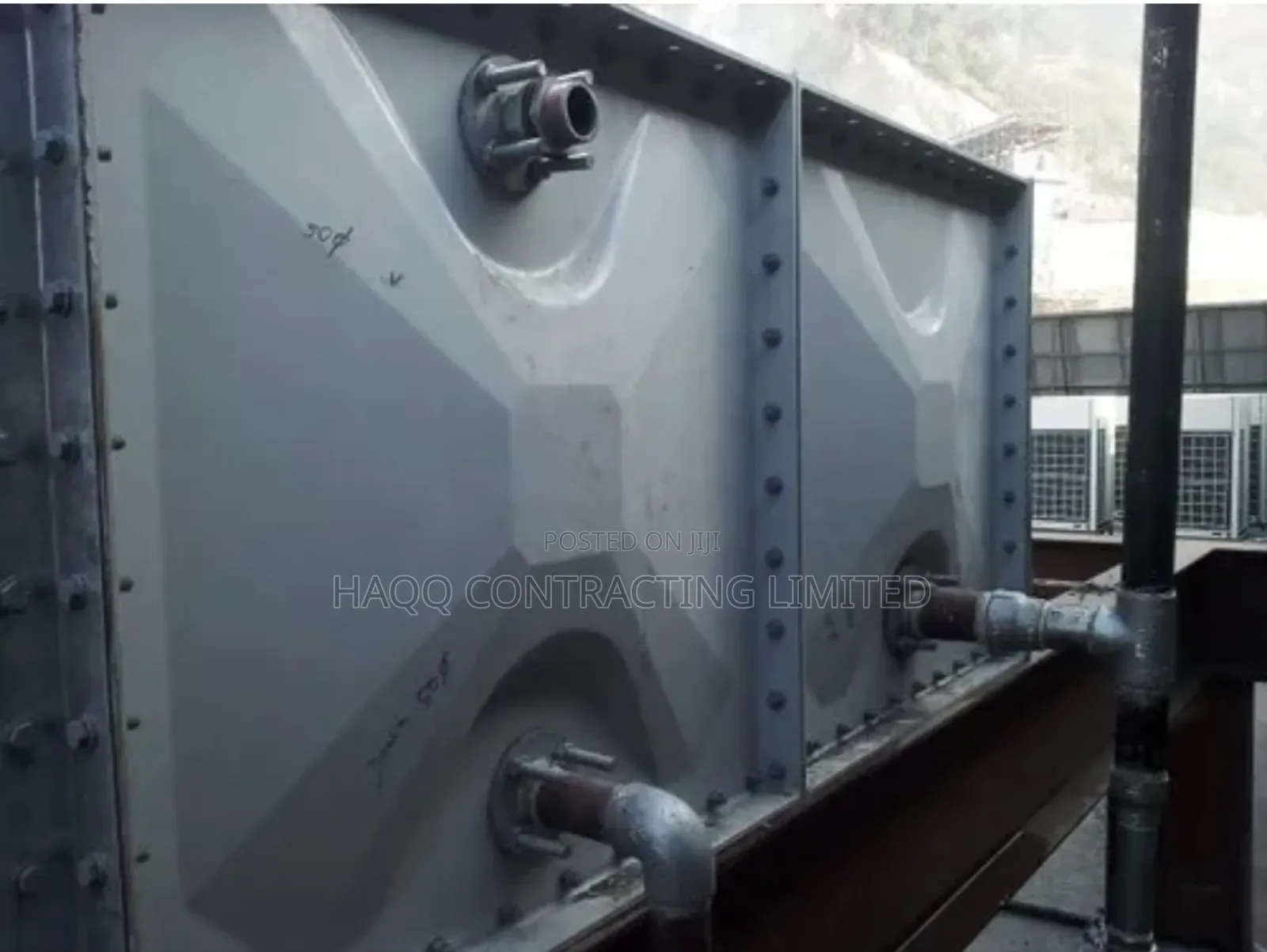 SMC Panel Water Tank, Fibreglass/Braithwaite Pressed Steel