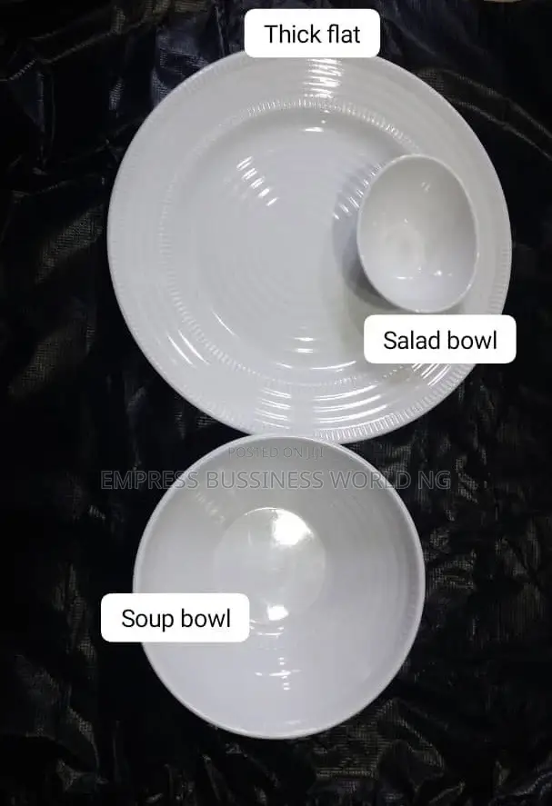 18 Pieces Set of Unbreakable Plates