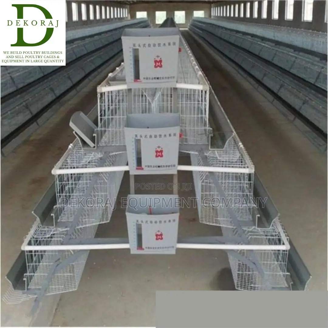 96 Capacity Layers Cage, Chicken Drinker, Nipple Drinkers