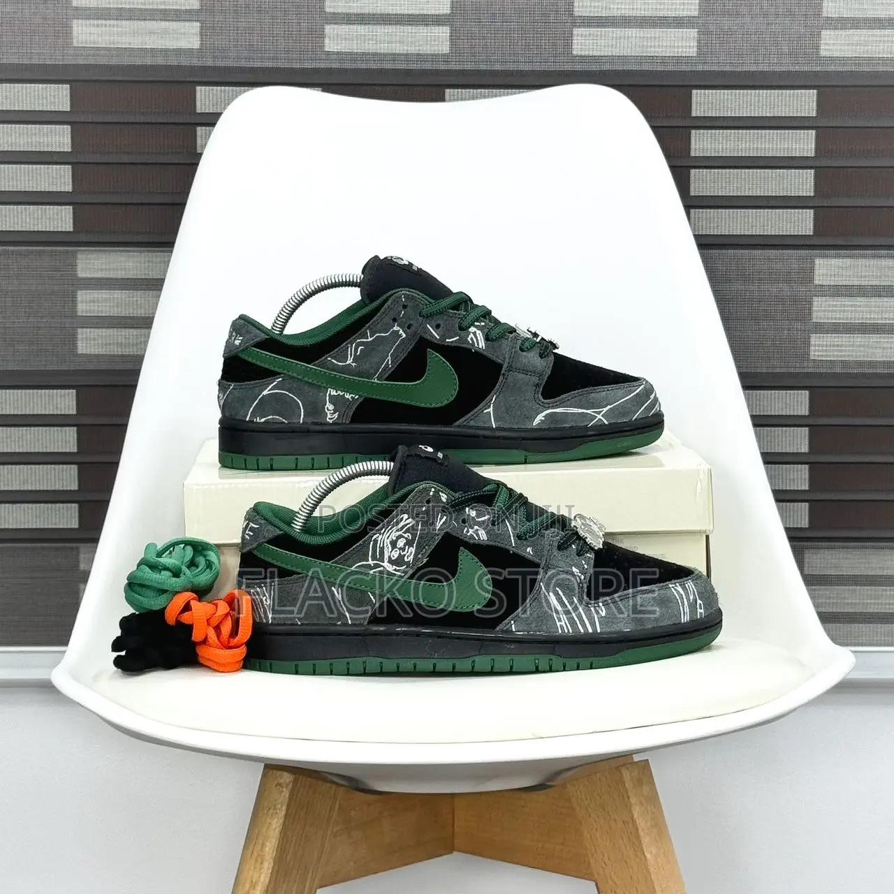 Original Nike Sb Dunk Low Pro X There Skateboards Sneakers
