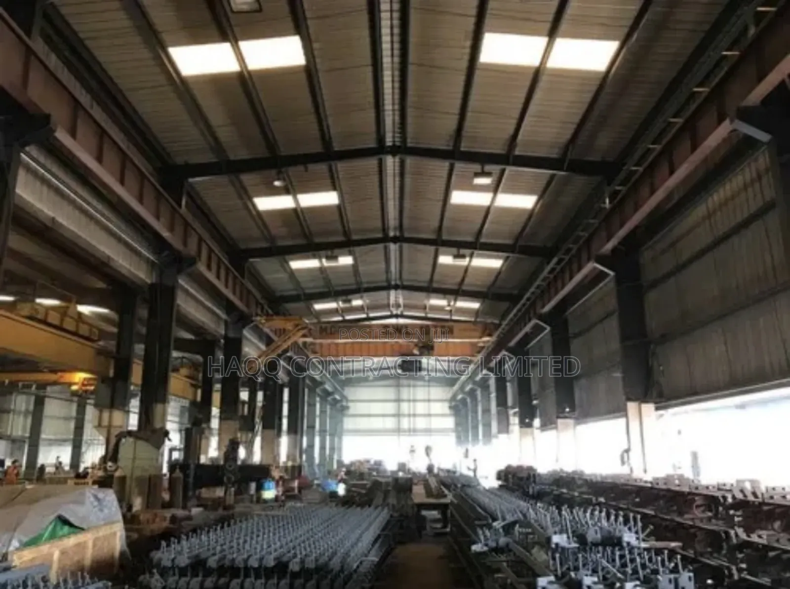 Warehouse Structural Shed Fabrication With Aluminium Wall