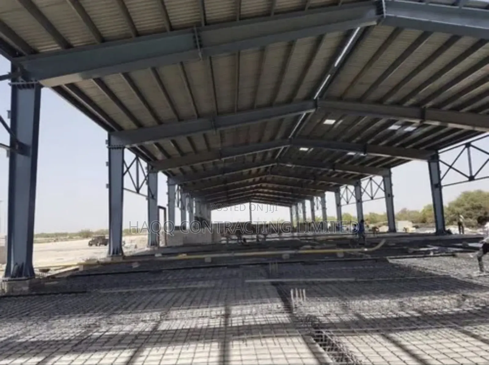 Warehouse Structural Shed Fabrication With Aluminium Wall