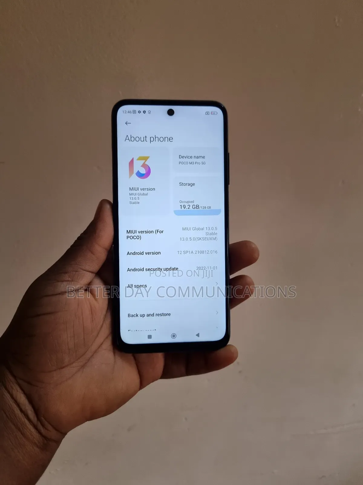 Xiaomi Poco M3 Pro 5G 128 GB Black