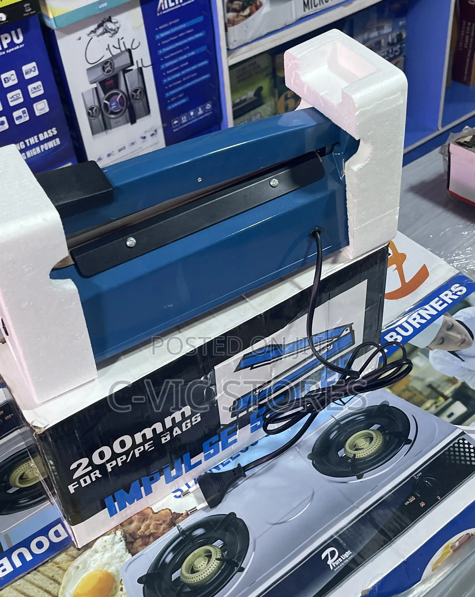 Nylon Impulse Sealer Sealing Machine