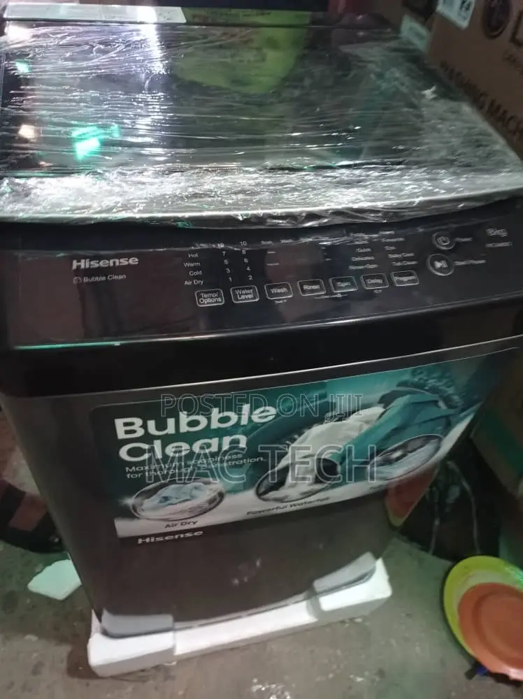 Hisense 8kg Automatic Washing Machine.