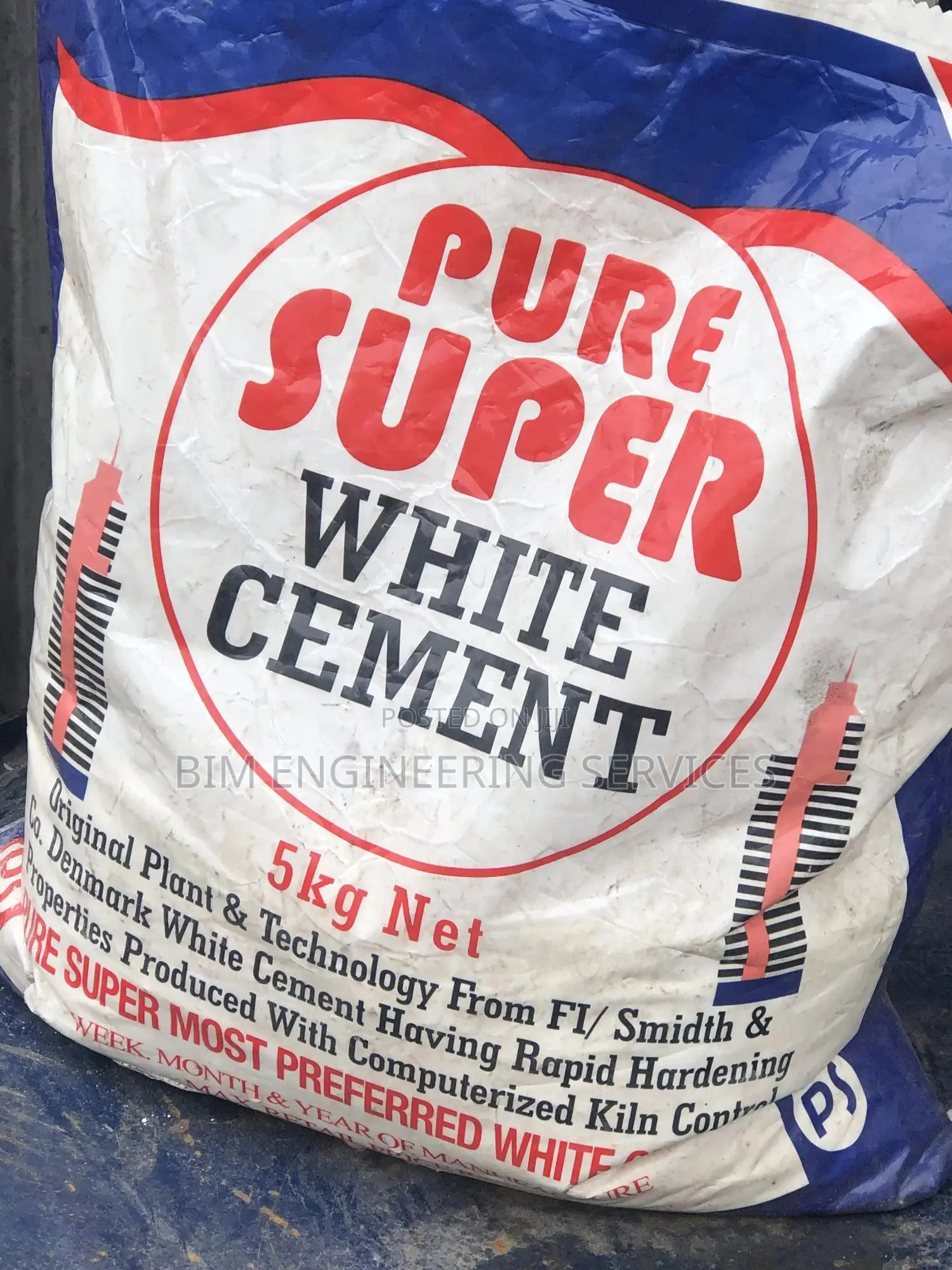 Pure Super White Cement