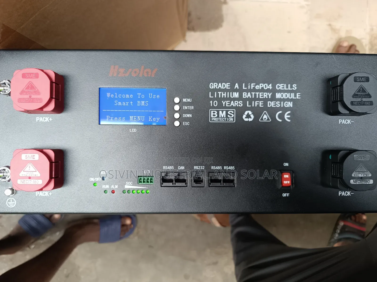 Hzsolar Lithium Battery 5kw 48v