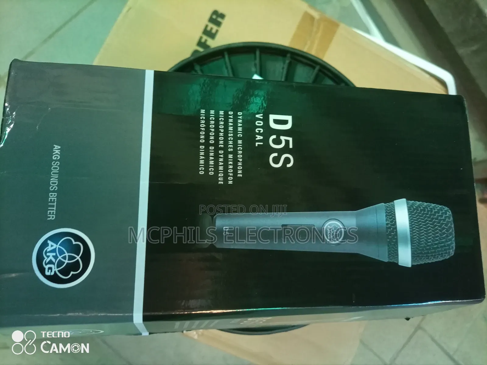Akg D5s/P3 Cord Mics