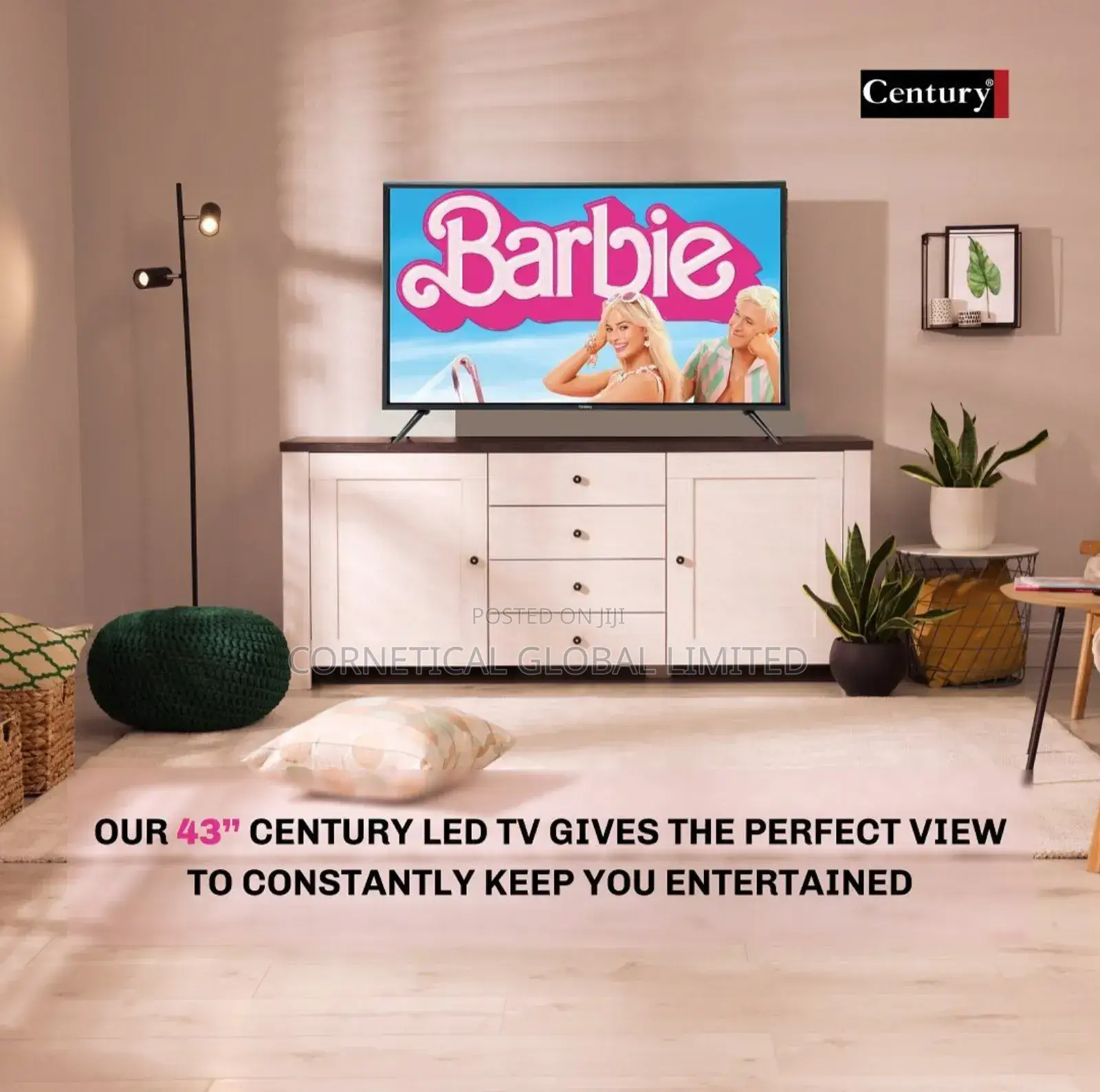 Century 43" Smart Vidaa Tv FHD CTV-43b