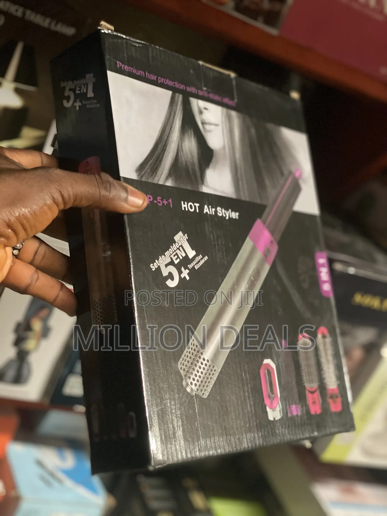5-in-1 Hot Hair Styler Comb