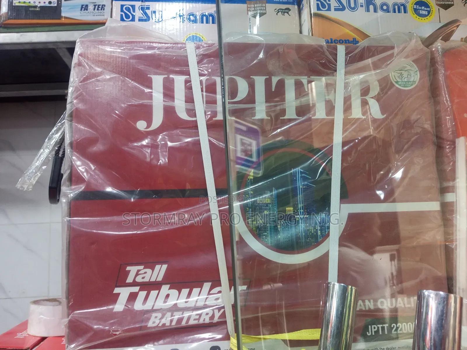 Jupiter 220ah Tall Tubular Batteries Available
